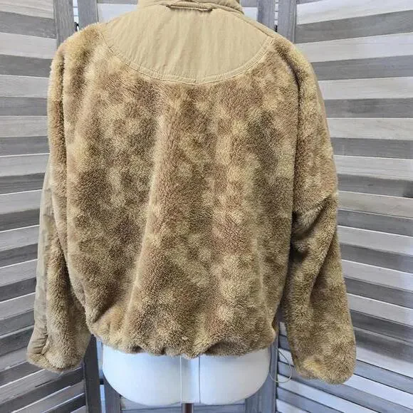 Women's Printed High Pile Fleece Jacket | JoyLab | X Small - Picture 6 of 12